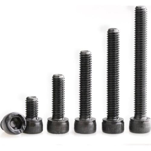 M3M4 high-strength grade 12.9 full-tooth hexagon socket bolts full-tooth alloy steel cup head cylindrical head hexagon socket sc