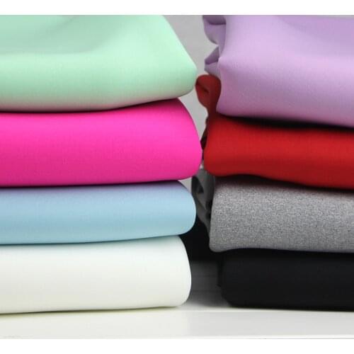 50cm * 160cm/Piece,Elastic Thickened Space Cotton Cloth,Air Cotton Sportswear Dress, Overcoat, Home Fabric,DIY Handmade Material