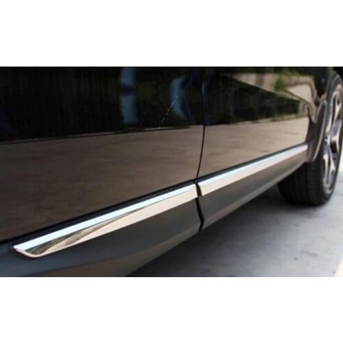 ABS Chrome Side Door Body Molding Moulding Trim For Subaru Forester 2013 2014