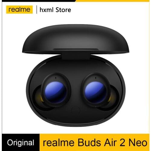 Global realme Buds Air 2 Neo Earphone ANC 28 Hours of Playtime Super Low 88ms Latency Wireless Headphones Fast Charge