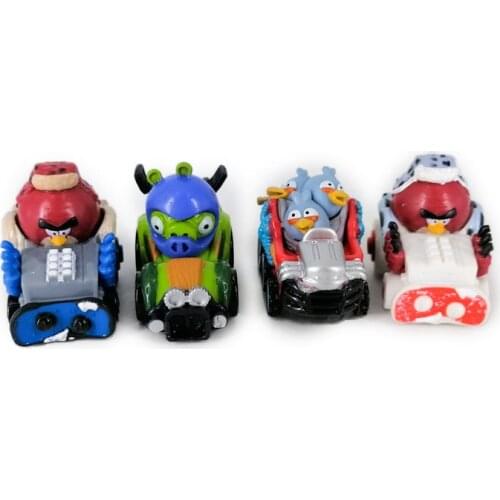 Hasbro Doll Toy Bird Figurines Angery Bird PVC Vehicle Metal Diecast Car Kids Gifts