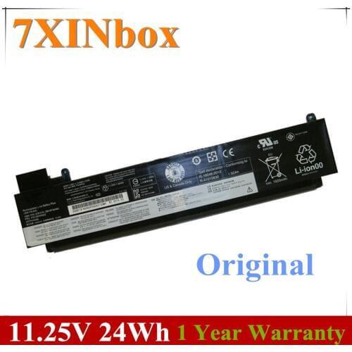 7XINbox 11.25V 24Wh Original 00HW037 SB10F46475 Laptop Battery For Lenovo ThinkPad T460s T470s 00HW037 SB10F46475
