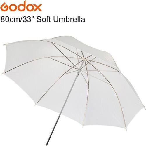 80cm 33" Photography Photo Pro Studio Soft Translucent White Diffuser Umbrella for Studio Lamp Flash Lighting