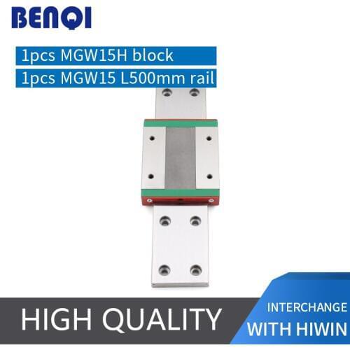 Low price linear guides 1pc MGW15- L500mm + 1pc MGW15C