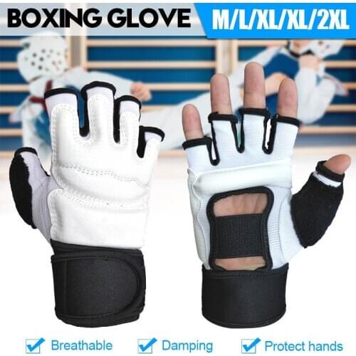 Anti-slip Kick Boxing Gloves for Men Women Sports Karate Muay Thai Sanda Free Fighting MMA Sanda Training Adults Kid Equipment