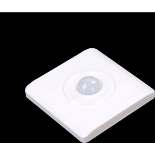 Adjustable Infrared IR Body Motion Sensor Switch Wall Mount Control Light Automatic Module Light On /Off Switch White