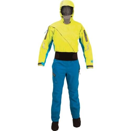 Dry Suit Kayak 3 Layers Fabric Waterproof Breathable Hoodie Surfing Rafting DW-15 One Pieces For Women