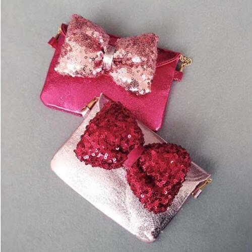 Girls/Baby/Toddler Messenger Kid Pu Chain Party Shoulder Bag Children Crossbody Bow Purse Gift Mini Bucket Bag Bolsas Femininas