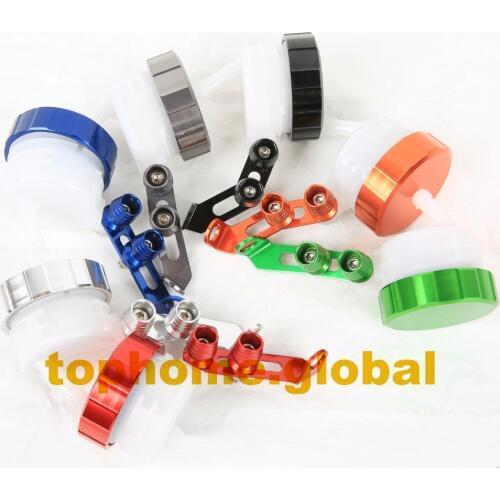 Universal Front Brake Master Cylinder Fluid Oil Reservoir Tank Motorcycle 8 Colors For Yamaha/Honda/Suzuki/Kawasaki/Ducati/BMW