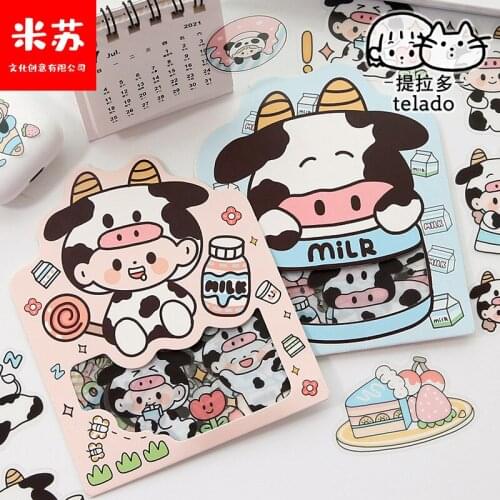 30 Pcs/Pack PET Cartoon Waterproof Scrapbooking Self Adhesive Stickers
