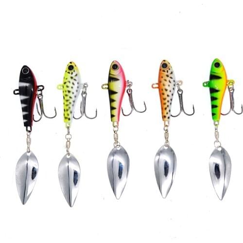 WLDSLURE Fishing spinner bait 20g spoon lure metal baits treble hook isca artificial fish wobbler feeder carp spinnerbait