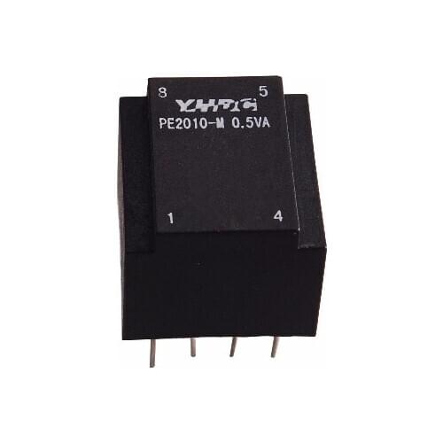 YHDCPE2010-M power 0.5VA input 220V output 24Vx2 Encapsulated PCB mount electrical power isolation transformer