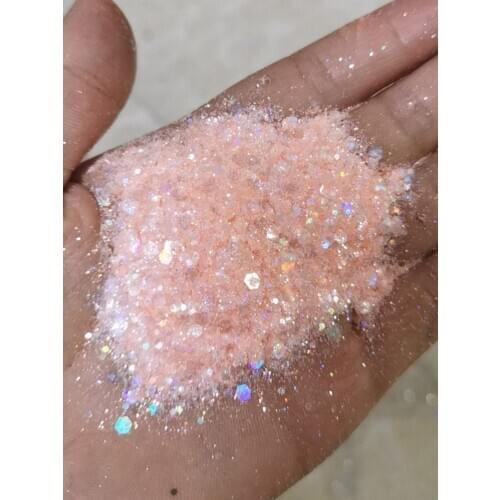 500g/Pack Laser Nail Art Glitter Sequins Powder Nail Gradient Bulk Holographic Symphony Fantasy Glitter Sparkly Flakes Te#040