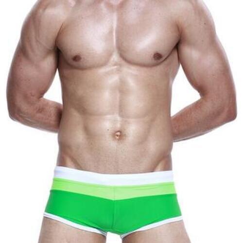 Free shipping!Brand SEOBEAN Mens Bikini hot spring swimsuits stripe trunks quick-dry swim pants Swimwear Trunks