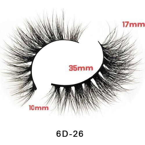 CrownLashes 3D Soft Mink False Eyelashes with glue Mixed Styles Natural Long Mink Lashes Handmade Full Strips Eyelash