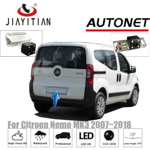 JiaYiTian Rear View Camera For Citroen Nemo MK3 2007~2018 CCD/Night Vision/License Plate camera reverse camera backup camera