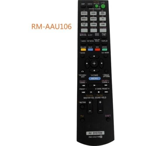 New Replacement for Sony AV RECIVER Remote control RM-AAU106 RMAAU104 For STR-DH720 STR-DH730 STR-DH830