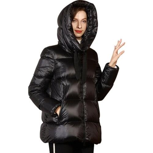 New Winter Best-selling Womens Down Jacket Fashion A-line Cloak Cold-proof Warm Jacket Women Outdoor Leisure Mid-length Jacket