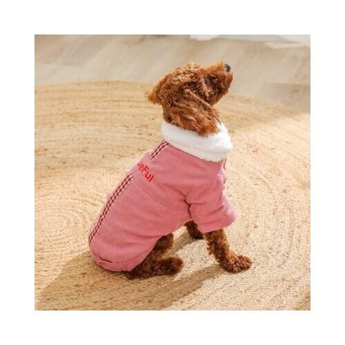 Pet Coat Clothes For Dogs Lamb Wool Winter Warm Dog Clothes For Small Dogs French Bulldog Pug Pets Clothing Jacket Clothes