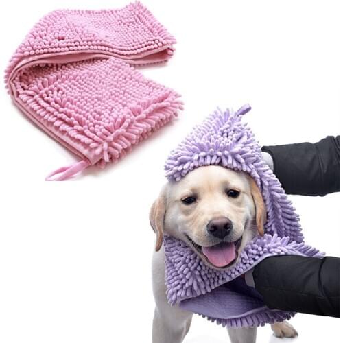 Dropshipping Super Absorbent Dog Towel Quick Drying Soft Thick Safe Breathable Puppy Pet Bath Towel For Small Medium Large Dogs