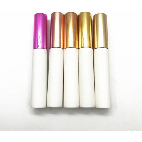 Wholesale 10ml Empty Lipgloss Tubes Mascara Tube Containers Eyeliner Tube Eyelash Growth Liquid Tubes Matt White Bottle