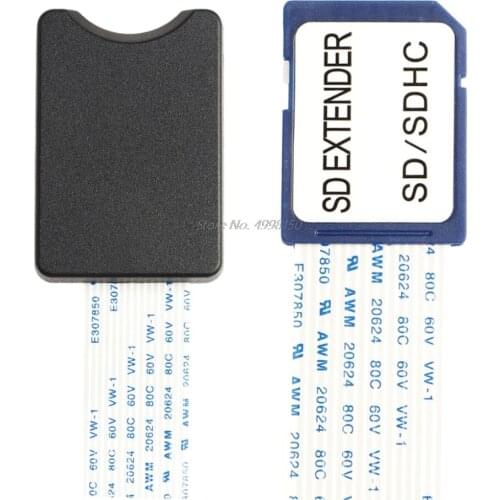 SD SDHC SDXC Card Male To Female SD Flexible Card Extension Adapter Cable Extender For TV Phone GPS Car DVR Camera 48/60cm