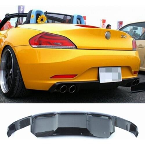E89 Carbon Fiber Rear Bumper Diffuser Protector Guard 4-outlet for BMW Z4 E89 2009-2013