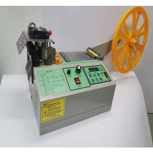 Zjf ningbo rostone hot cold mask belt magic tape zipper cutter machine cutting machine
