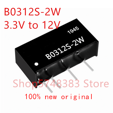 1PCS/LOT 100% new original B0312S-2W B0312S 2W B0312 3.3V to 12V isolation power supply