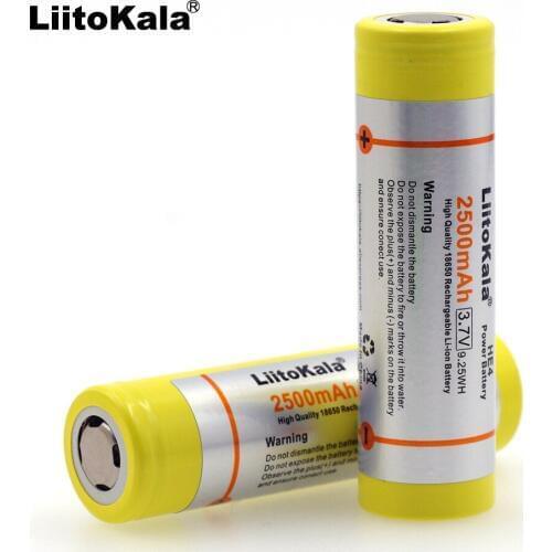 2PCS new original varicore he4 18650 power supply 30A 3.7 V 2500 mAh lithium battery electronic battery special 30A discharge