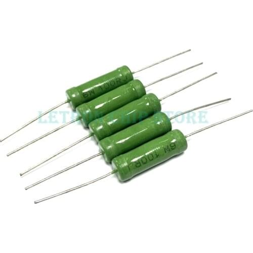 5PCS RX21 6W Wirewound Resistance 5%1R 10R 100R 1K 10K 12K 15K 18R 20R 22R 24R 27R 30R 33R 36R