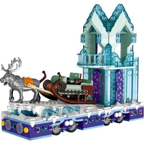 900Pcs City Street View Series Educational Building Blocks Toys For Kids DIY Birthday Gift Dream Crystal Parade Float Model