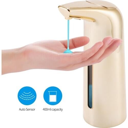 Automatic Liquid Soap Dispenser 400Ml Touchless IR Infrared Sanitizer Dispensador For Bathroom Kitchen