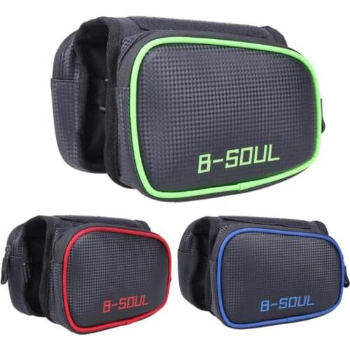 B-SOUL Bicycle Front Beam Nylon Package Waterproof Mountain Bike Saddle Bag