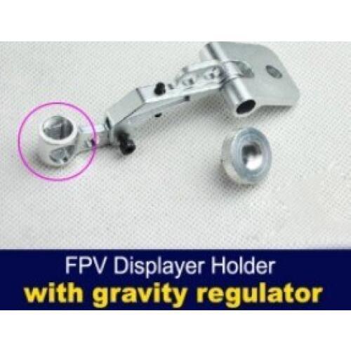 Free Shipping CNC Aluminium Installation Holder for FPV Displayer/ Monitor with Gravity Regulator- Futaba / Universal version