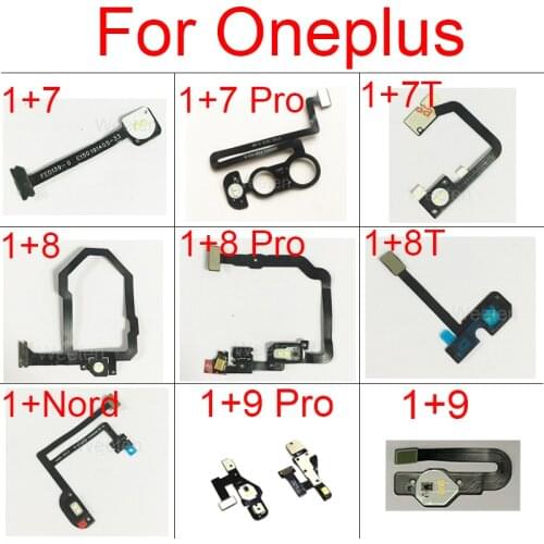 Flash Light Sensor Flex Cable For Oneplus 1+ 7 8 7T 8T 9 Pro Nord Flashlight Flex Ribbon Replacement Parts