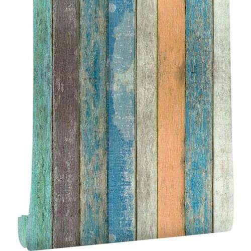 Wood Wallpaper Waterproof Self Adhesive Wallpaper Vinyl Contact Paper For Bedroom Wardrobe Sticker Furniture Home Improvement