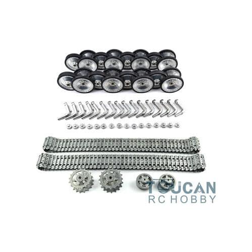 Heng Long 1/16 RC Tank German Cheetah 3869 Panther G 3879 Metal Tracks Wheels THZH0153-SMT4