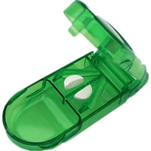 Pill Cutter Box Portable Convenient Drug Box Tablet Cutter Splitter Medicine Pill Holder Pill Cutter Box Case Health Care