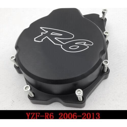 Fit for Yamaha YZFR6 YZF-R6 2006 2007 2008 2009 2010 2011 2012 2013 2014 Motorcycle Engine Stator cover Black left side