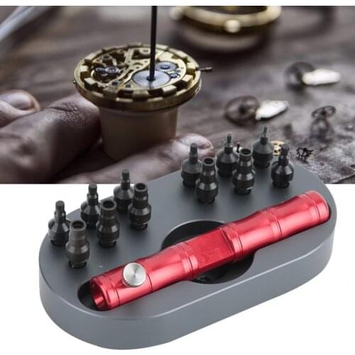 12Pcs Professional Watch Crowns Tube Removing Tool Multi-model Watch Crowns Tube Opener Removal Tool Watch Repair Tool Kit