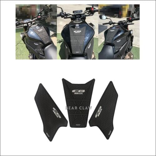 Motorcycle Tank Pad Sticker For Honda CB650R CBR650R Oil tank Protector Anti slip tank grip Decals