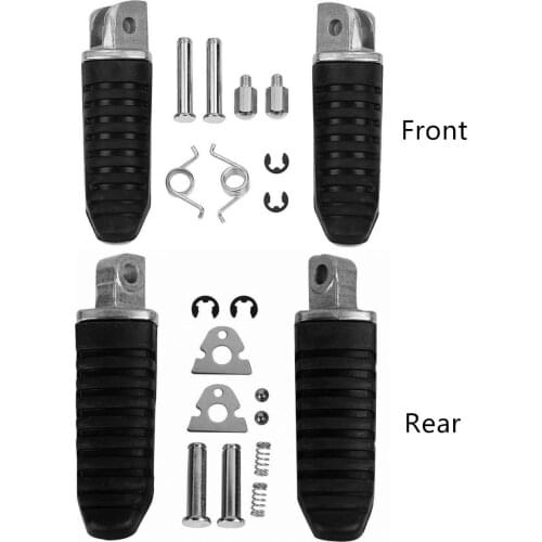 Motorcycle Aluminum Rear Foot Pegs Footrest For Suzuki Hayabusa GSX1300 R GSX 650 GSF1250