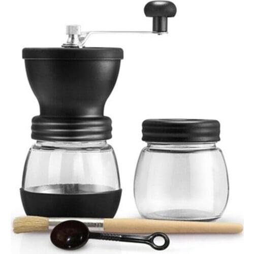 Portable Coffee Pot Coffee Machine Hand-Cranked Household Coffee Grinder Coffee Bean Grinder Brewing Milk Coffee Pot
