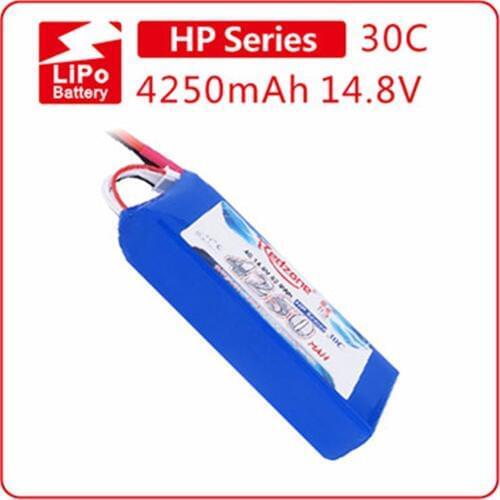 Redzone lipo 30C 4250mAh 11.1V/14.8V 3s/4s for RC Multi-rotor drone/Fixed-wing power battery