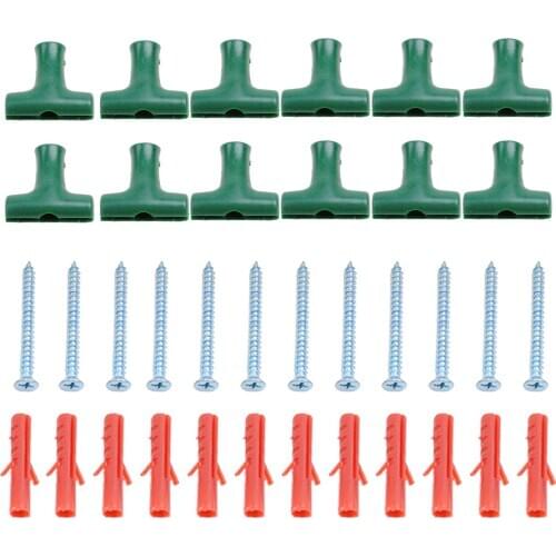 Garden Fixed Buckle Garden Film Clip Frame Pipe Tube Easy To Use Garden Supplies Clip For Gardener 36pcs Greenhouse Pipe Frame