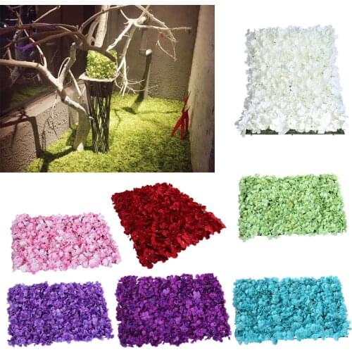 Upscale Artificial Flowers Wall Panels Home Shop Wedding Stage Floral Decor
