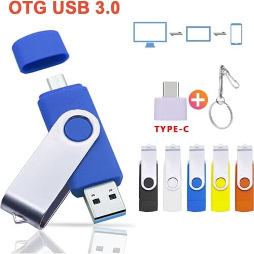 High Speed USB 3.0 USB Flash Drive Pen Drive 64GB 128GB 256GB 512GB OTG Pendrive Micro USB 3.0 Type C Memory Stick Flash Drive
