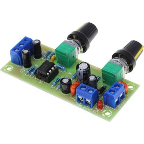 High-precision Single supply low pass filter board subwoofer preamp board 2.1 channel DC 10-24v 22hz-300hz