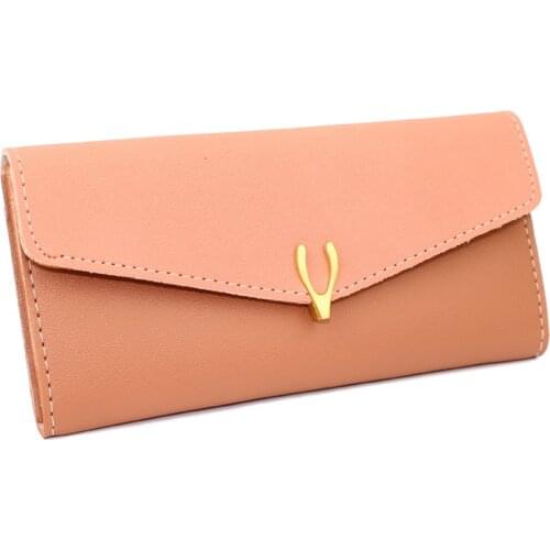 Deer Lady Purses Women Wallets Envelope Moneybags Woman Long Clutch Wallet Zipper Coin Purse ID Cards Holder Pocket Pouch Bags